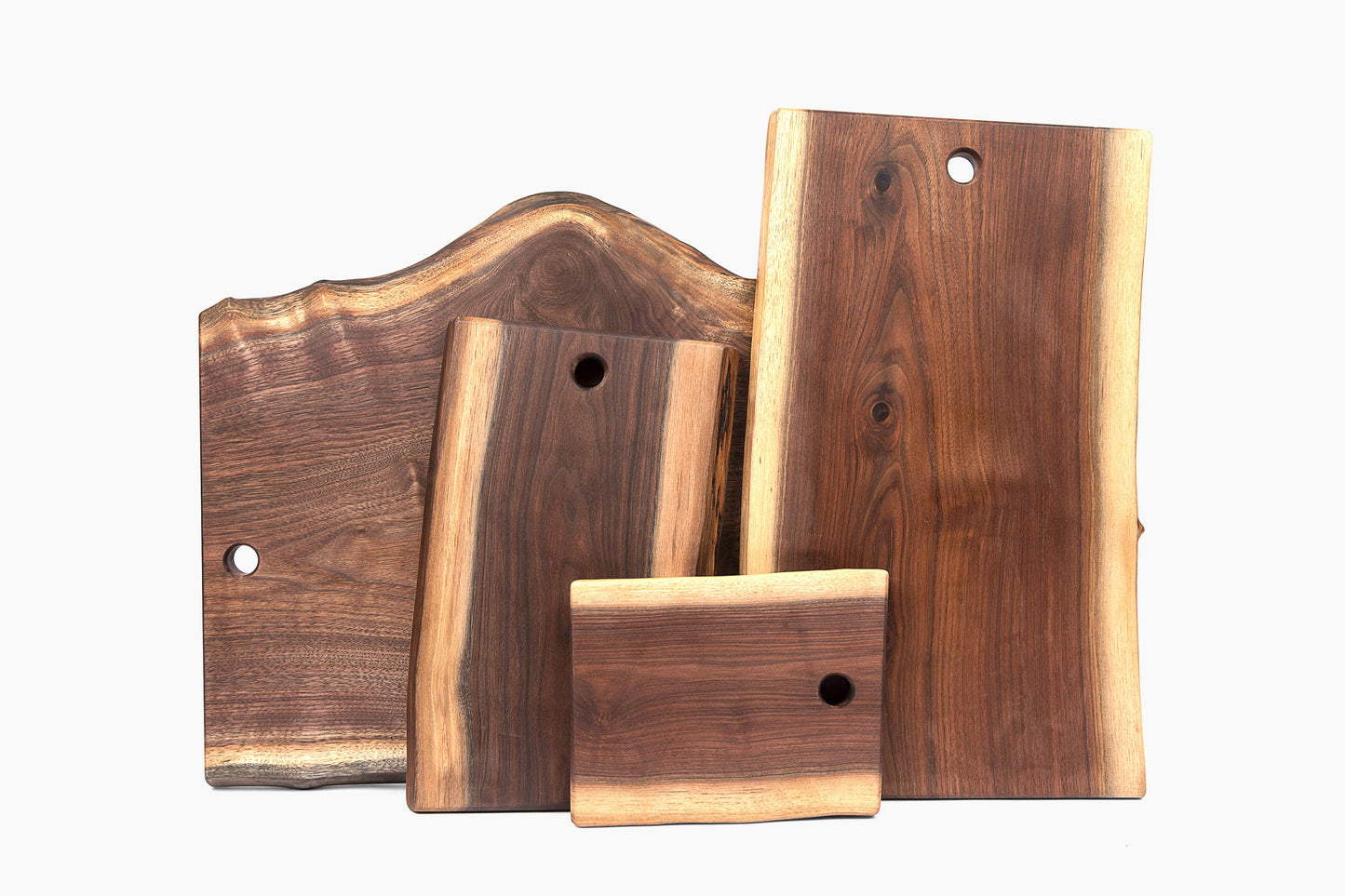 Cutting Board Live Edge - Black Walnut Handmade