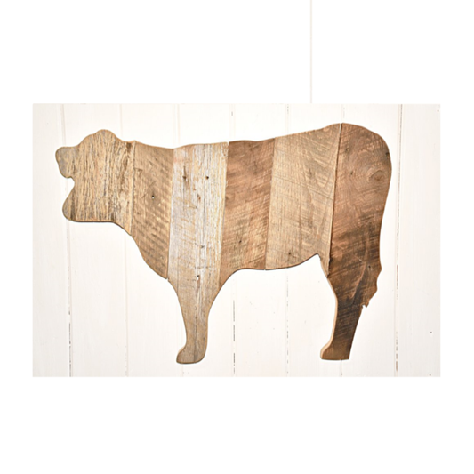 Barn Wood Cow