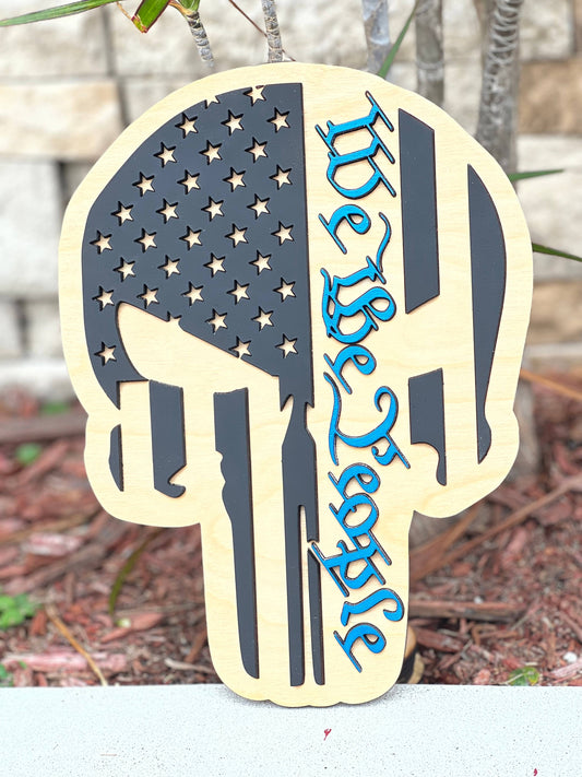 We The People Punisher sign