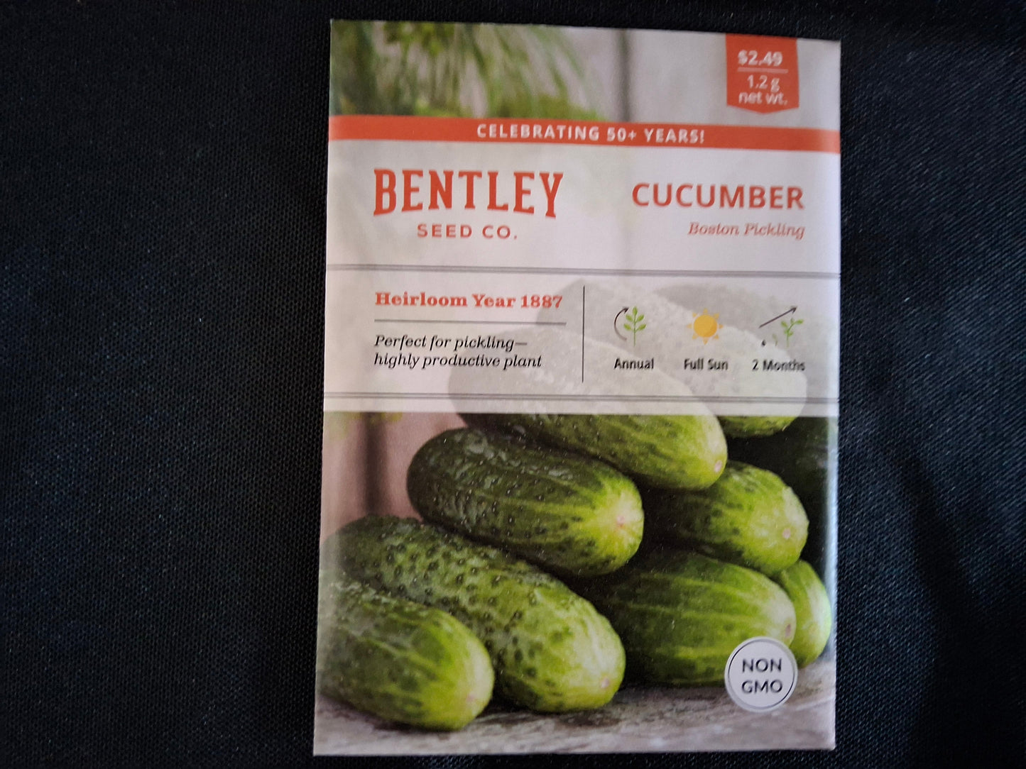 Cucumber, Boston Pickling Seed Packets - 19