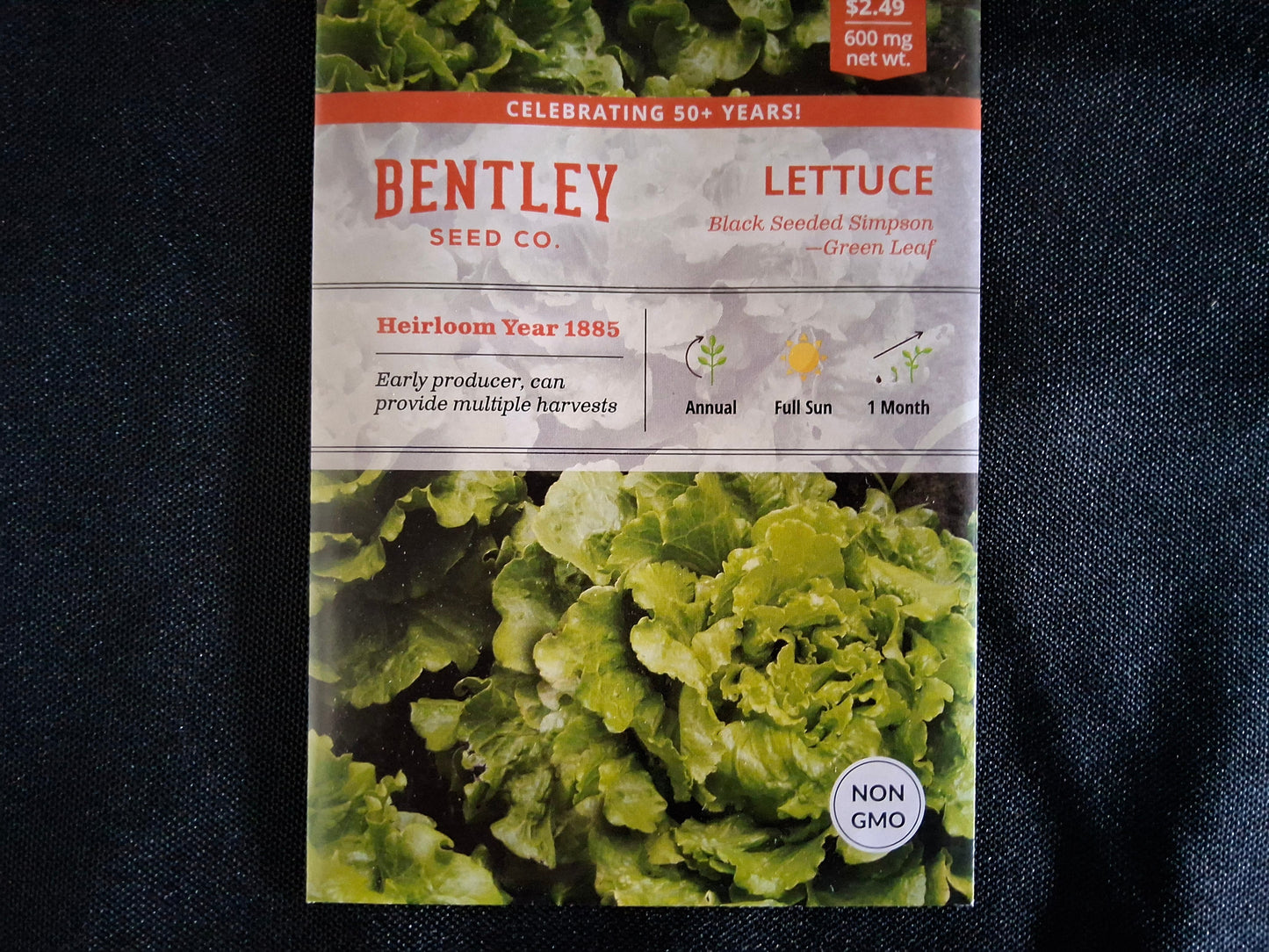 Lettuce, Simpson's Curled Seed Packets - 29