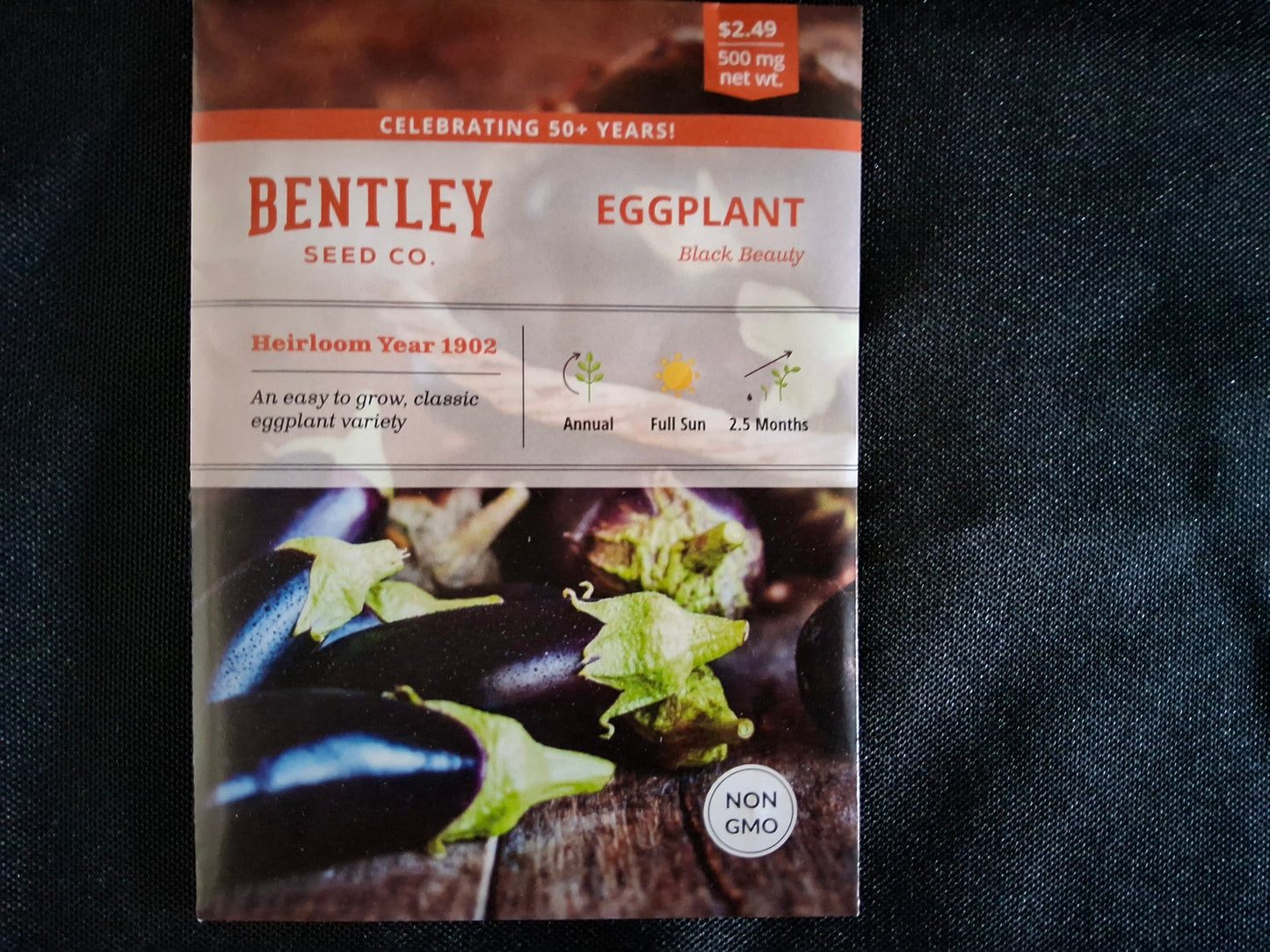 Eggplant, Black Beauty Seed Packets - 22