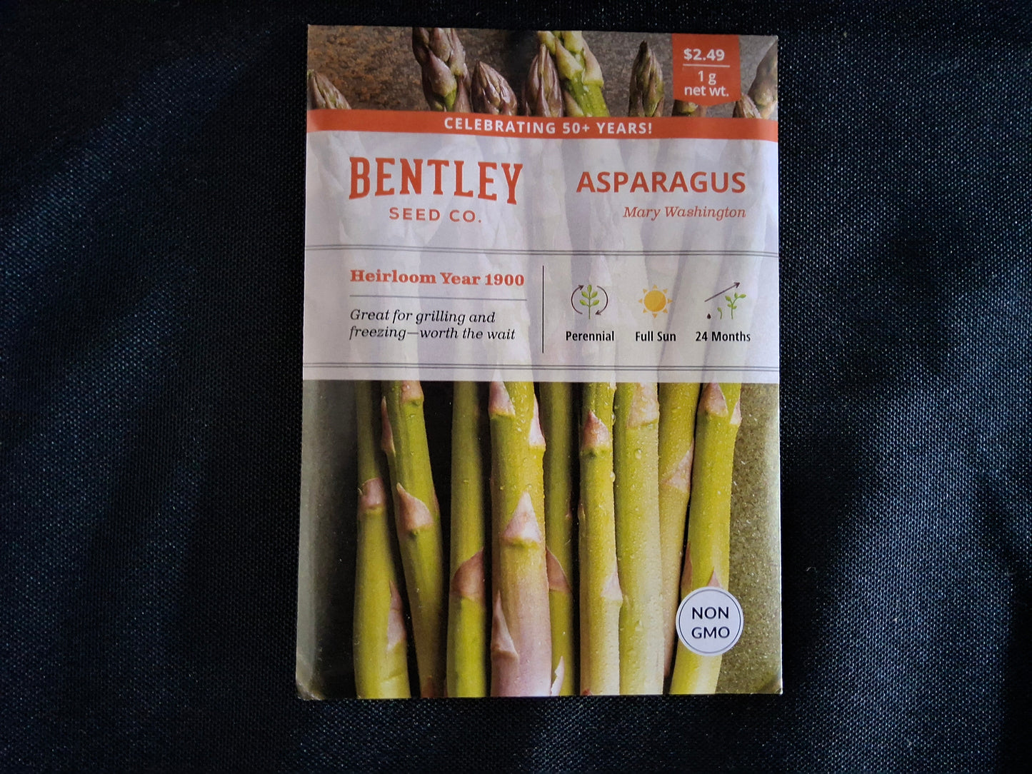 Asparagus, Mary Washington Seed Packets - 1133