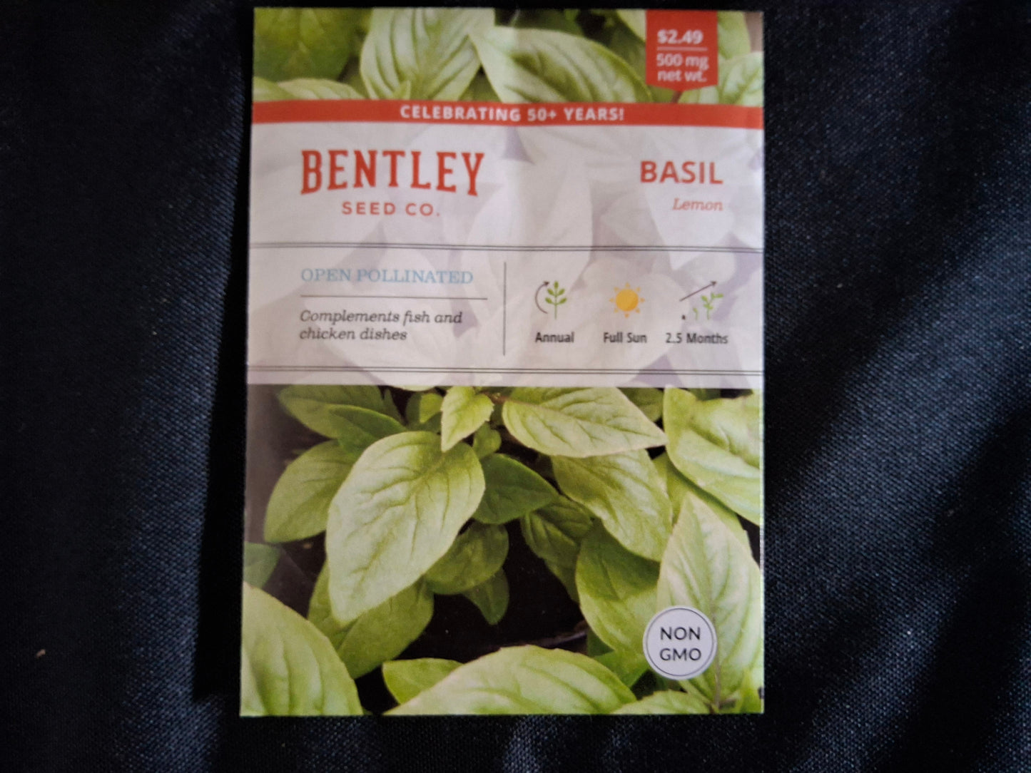 Basil, Lemon Seed Packets - 592