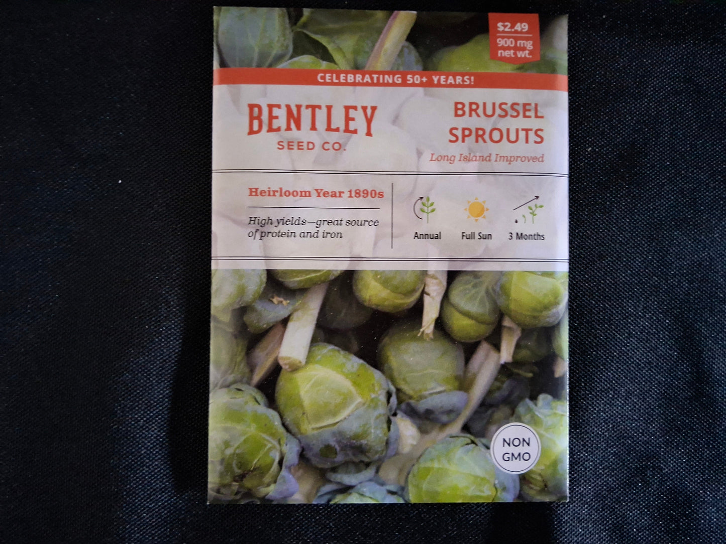 Brussel Sprouts, Long Island Seed Packets - 570
