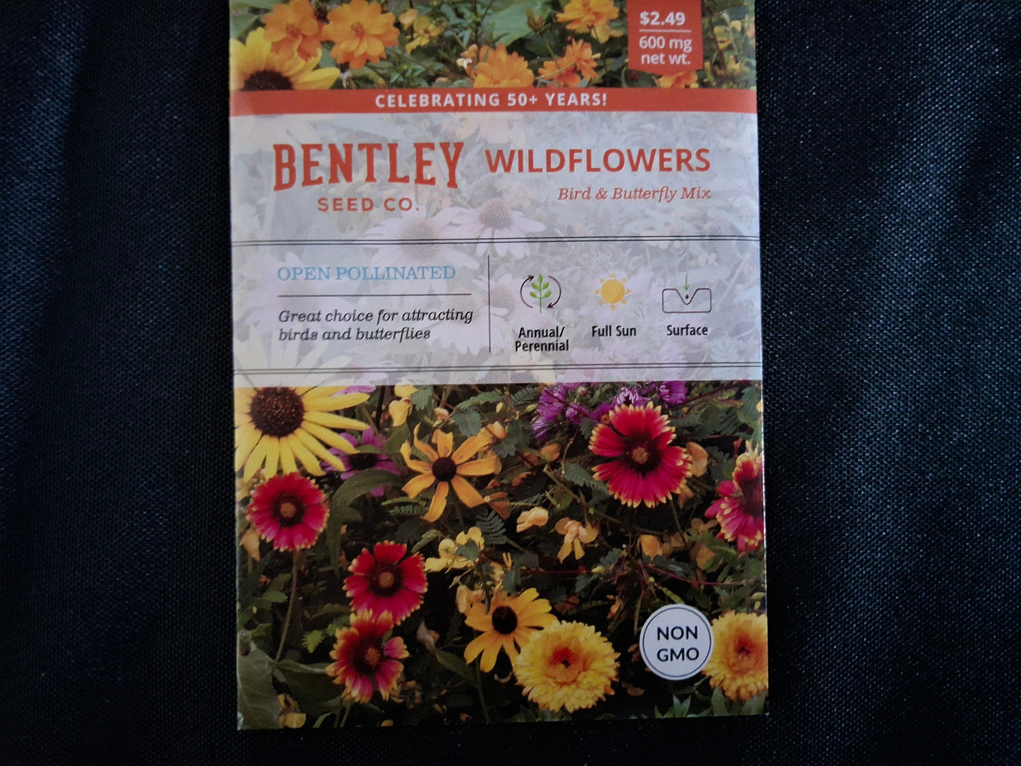 Bird & Butterfly Wildflower Mix Seed Packets - 568