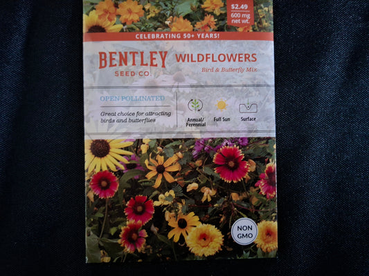 Bird & Butterfly Wildflower Mix Seed Packets - 568