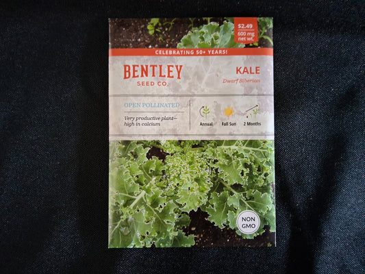 Kale, Dwarf Siberian Seed Packets - 594