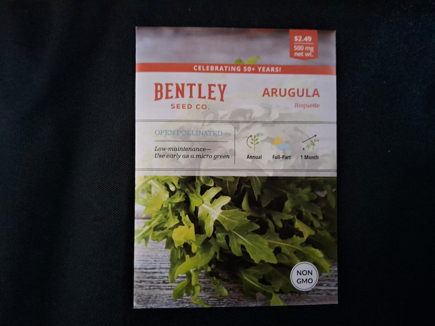 Arugula, Rouquette Seed Packets - 567
