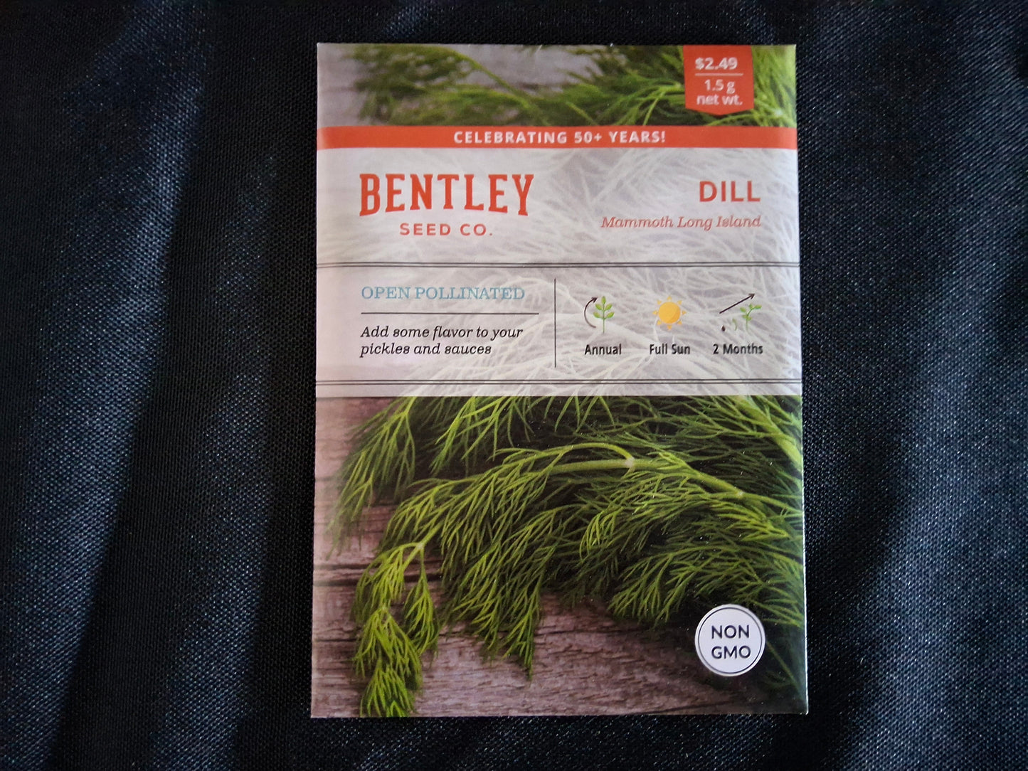 Dill, Long Island Mammoth Seed Packets - 68