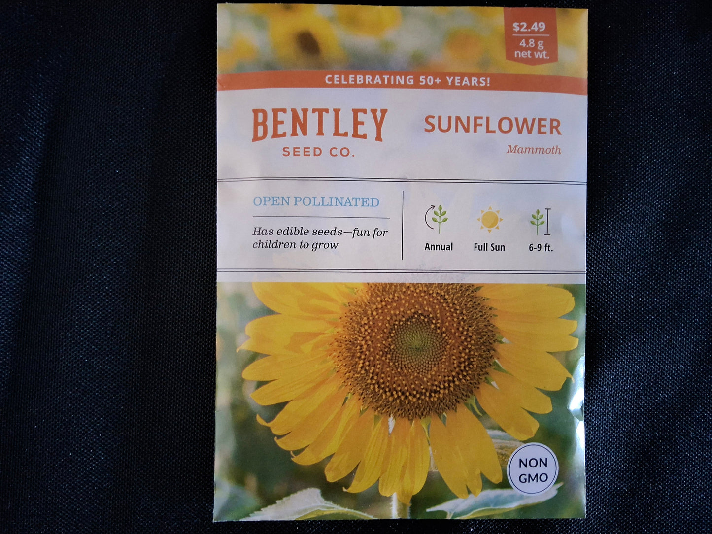 Sunflower, Mammoth Seed Packets - 99