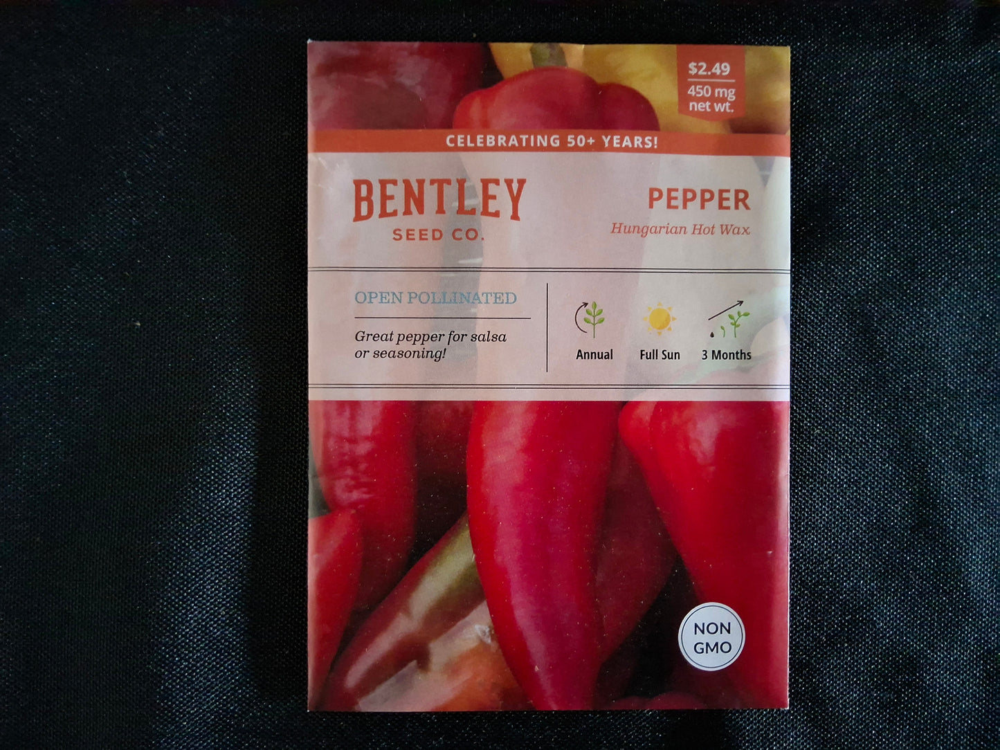 Pepper, Hungarian Hot Wax Seed Packets - 604