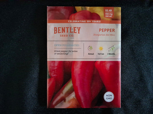 Pepper, Hungarian Hot Wax Seed Packets - 604