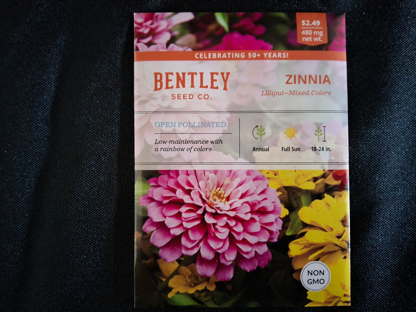 Zinnia, Lilliput Seed Packets - 104