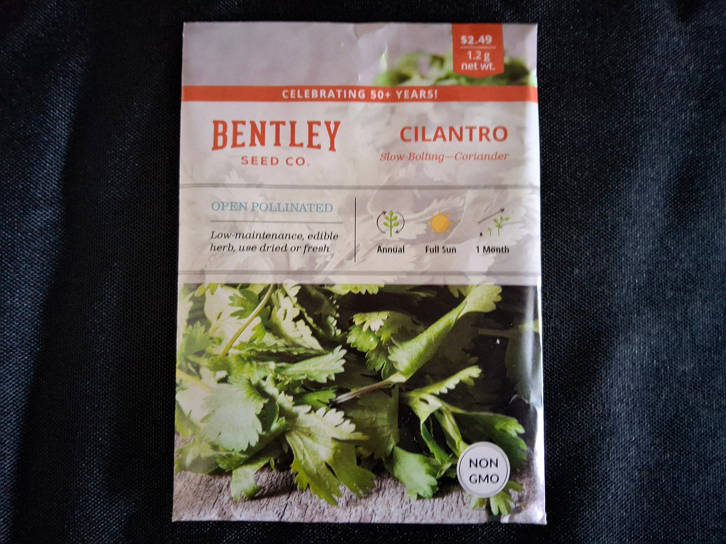 Cilantro, Slow Bolting Seed Packets - 66