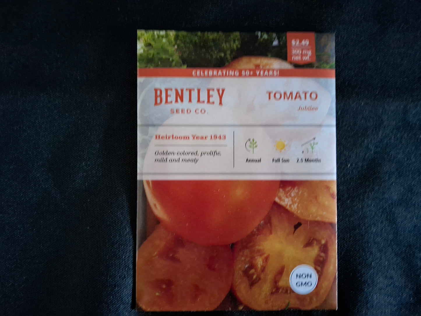 Tomato, Jubilee Seed Packets - 598