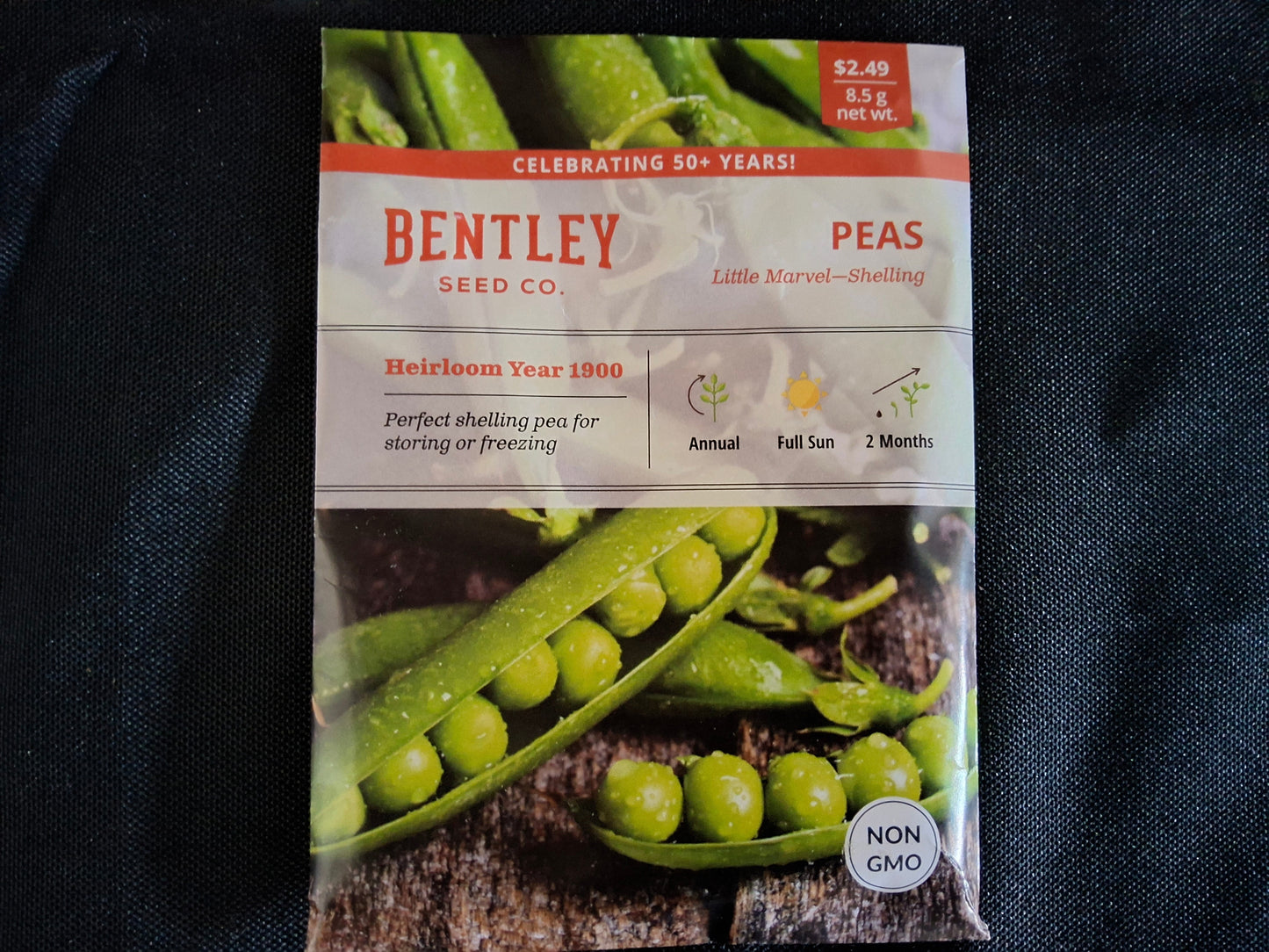 Peas, Little Marvel Seed Packets - 35