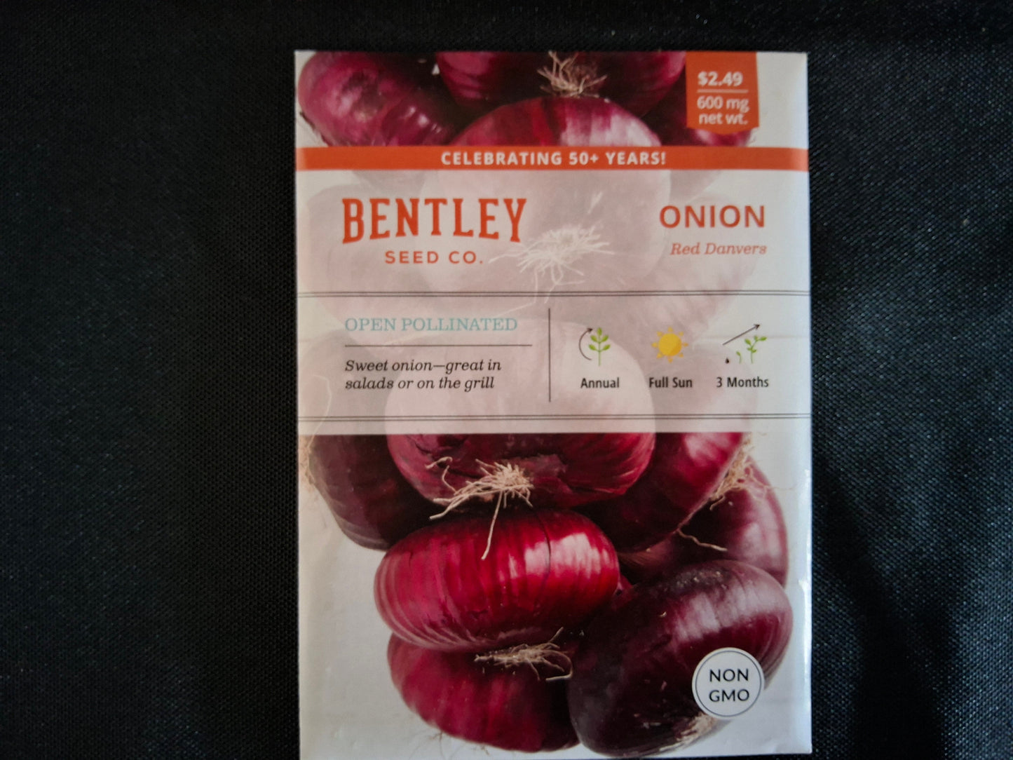 Onion, Red Danvers Seed Packets - 587