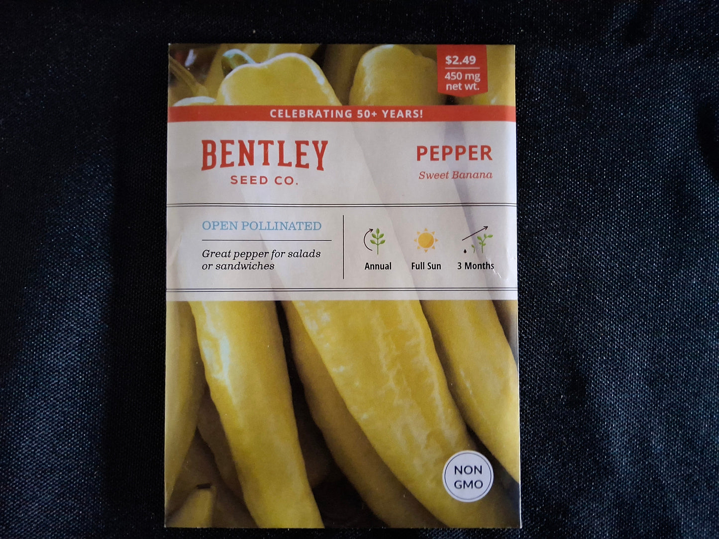 Pepper, Sweet Banana Seed Packets - 602