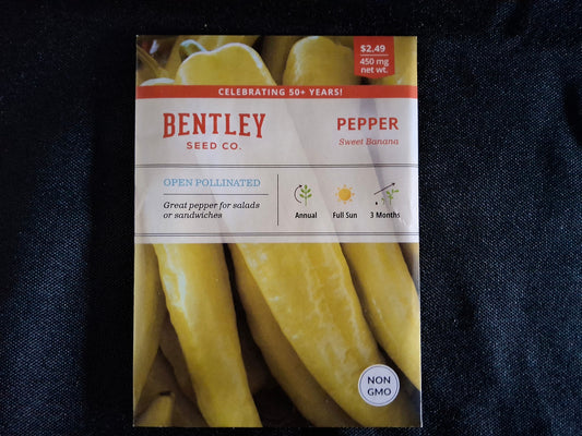 Pepper, Sweet Banana Seed Packets - 602
