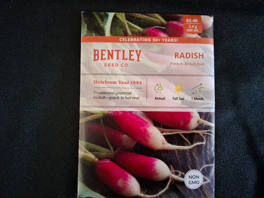 Radish, French Breakfast Seed Packets - 527