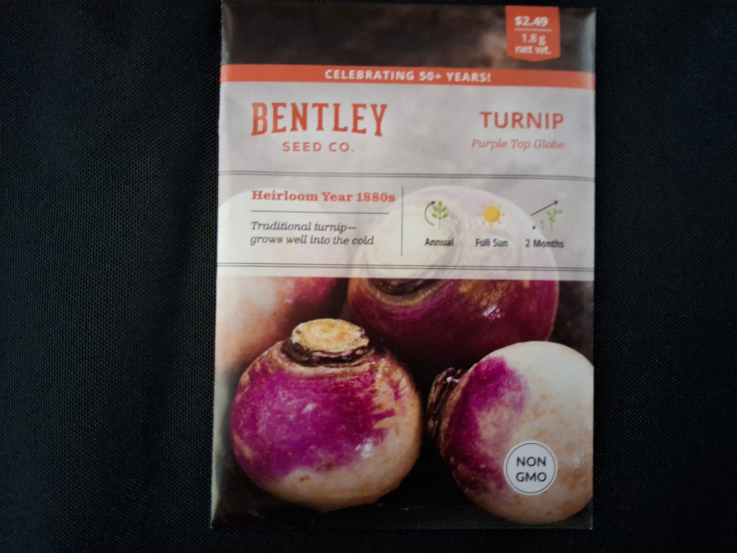Turnip, Purple Top Seed Packets - 57