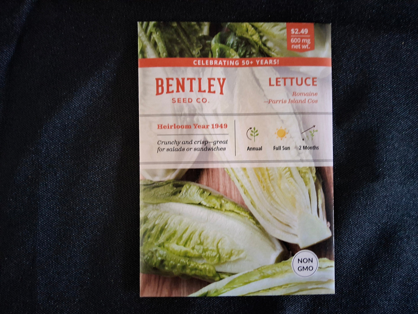 Lettuce, Parris Island Romaine Seed Packets - 452