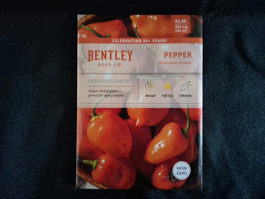 Pepper, Habanero Orange Seed Packets - 599