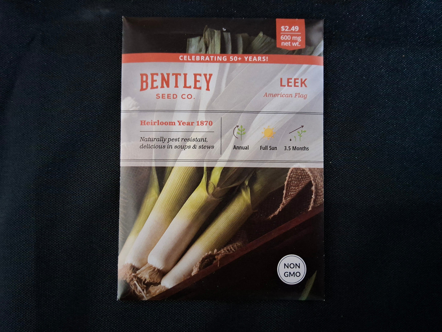 Leek, American Flag Seed Packets - 558