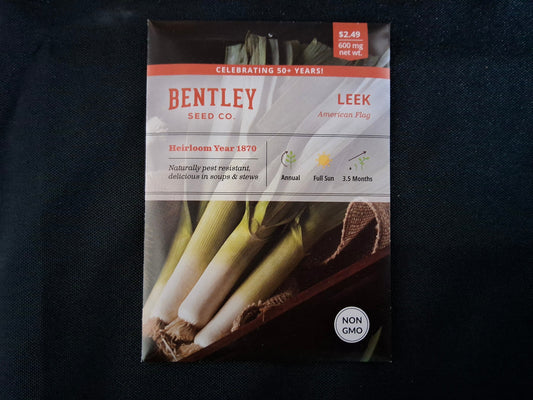 Leek, American Flag Seed Packets - 558