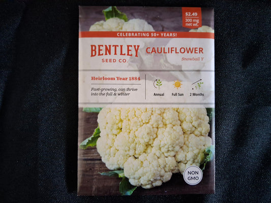 Cauliflower, Snowball Seed Packets - 15