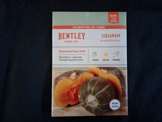 Squash, Buttercup Seed Packets - 46